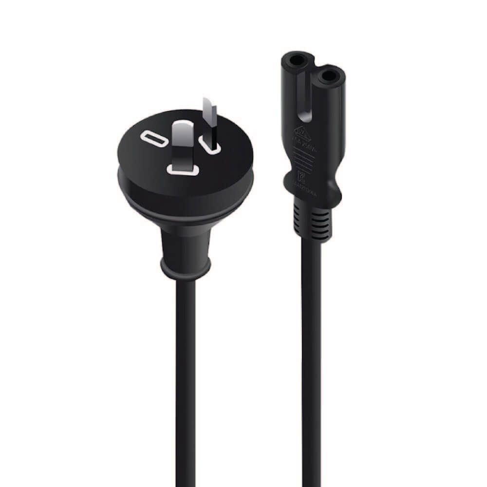 2m 2-pin Plug to IEC C7 Plug Power Cable