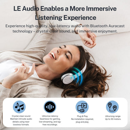 Coming Soon - TV hearMore™ Bluetooth Auracast Audio Transmitter